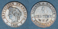 FRENCH MODERN COINS 1 centime 3e république (1870-1940). Cérès -