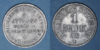 FRENCH EMERGENCY COINS 1 mark Strasbourg (67). J. Ittmann. -