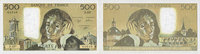 NOTES OF THE BANQUE DE FRANCE 500 francs Banque de France. Billet. (Pascal) -
