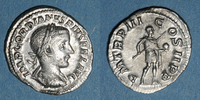 ROMAN EMPIRE Denier Gordien III le Pieux (238-244). . Rome, R/: Gordien -