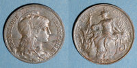 FRENCH MODERN COINS 5 centimes 3e république (1870-1940). Dupuis, -