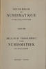 NUMISMATIC BOOKS Revue Belge de Numismatique. -