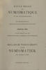 NUMISMATIC BOOKS Revue Belge de Numismatique. -