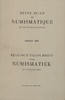 NUMISMATIC BOOKS Revue Belge de Numismatique. -
