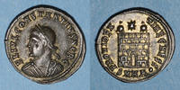 ROMAN EMPIRE Cent Constance II, césar (324-337). énionalis. Héraclée, 1ère officine, R/: porte de camp -