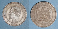FRENCH MODERN COINS 2 centimes 2e empire (1852-1870). tête nue Bordeaux -