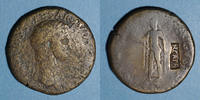 ROMAN EMPIRE Sesterce Claude (41-54). . Rome, 41-42, contremarqué NCAPR sous Néron -