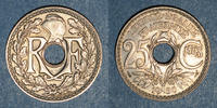 FRENCH MODERN COINS 25 centimes 3e république (1870-1940). Lindauer -