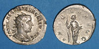 ROMAN EMPIRE Antoninien Trébonien Galle (251-253). . Rome, R/: l'Abondance -