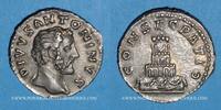 ROMAN EMPIRE Denier Antonin le Pieux (138-161). . Rome, Frappé sous Marc Aurèle. R/: bûcher -