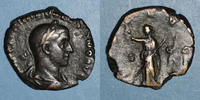 ROMAN EMPIRE Sesterce Volusien, auguste (251-253). . Rome, 251-252. R/: la Paix -