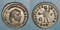 ROMAN EMPIRE Follis Licinius I (308-324). . Thessalonique, 3e officine, R/: Jupiter -