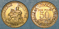 FRENCH MODERN COINS 50 centimes 3e république (1870-1940). Chambre de commerce -