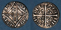 OTHER FEUDAL COINS Comté de Hainaut. Guillaume I . Esterlin à l'escielette ou au losange. Valenciennes -