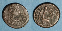 ROMAN EMPIRE Aelia Flaccilla, épouse de Théodose I ( 386). 1/2 centenionnalis, 383-384 -