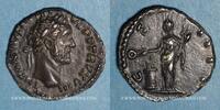 ROMAN EMPIRE Denier Antonin le Pieux (138-161). . Rome, 152-153. R/: Vesta -