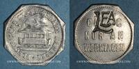 FRENCH EMERGENCY COINS 10 pf Thionville (57). Lothringische Eisenbahn Aktiengesellschaft. ( ). LE.A contremarqué -