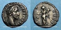 ROMAN EMPIRE Denier Antonin le Pieux (138-161). . Rome, 152-153. R/: Vesta -