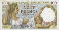 NOTES OF THE BANQUE DE FRANCE 100 francs Banque de France. Billet. Sully, -