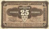 GERMANY - EMERGENCY NOTES (1914-1923) K - Z 50 pf Landshut. Stadt. Billet. -
