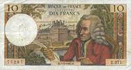 NOTES OF THE BANQUE DE FRANCE 10 francs Banque de France. Billet. Voltaire, -