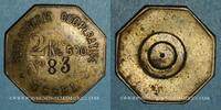 FRENCH EMERGENCY COINS Ussel (19). Boulangerie Coopérative d'Ussel. 2 kg 500. Laiton -