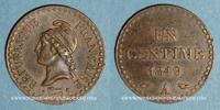 FRENCH MODERN COINS 1 centime 2e république (1848-1852). -