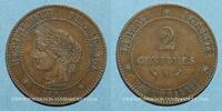FRENCH MODERN COINS 2 centimes 3e république (1870-1940). Cérès -
