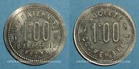FRENCH EMERGENCY COINS 1 franc Amplepuis (69). La Fraternité - Société Coopérative. -