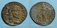 ROMAN EMPIRE Follis Dioclétien (284-305). . Ticinum, 1ère officine, 300-303. R/: la Monnaie -