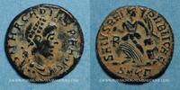 ROMAN EMPIRE cent Arcadius (383-408). 1/2 énionalis. Cyzique. 3e officine, 388-395. R/: Victoire -