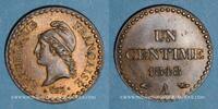 FRENCH MODERN COINS 1 centime 2e république (1848-1852). -