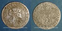 OTHER FEUDAL COINS Principauté de Dombes. Anne-Marie-Louise d'Orléans (1650-1693). 1/12 écu (luigino) -