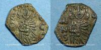 BYZANTINE EMPIRE Follis Empire byzantin. Constantin V (741-775) et son fils Léon IV. . Syracuse, 751-775 -