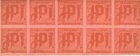 GERMANY - EMERGENCY NOTES (1914-1923) K - Z 1 pf Passau. Stadt. Billets, 10 x n. d. Carton rosé -