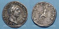 ROMAN EMPIRE Denier Trajan (98-117). . Rome, 98-99. R/: Vesta -