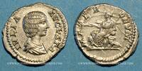 ROMAN EMPIRE Denier Julia Domna, épouse de Septime Sévère ( 217). . Rome, 198. R/: Cybèle -