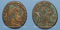 ROMAN EMPIRE Follis Maxence (306-312). . Ostie, 3e officine, 309-312. R/: Castor et Pollux -