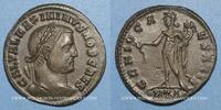 ROMAN EMPIRE Follis Maximin II Daza, césar (305-308). . Heraclée, 4e officine, 308-309. R/: Génie -