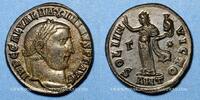 ROMAN EMPIRE Follis Maximin II Daza, auguste (309-313). . Antioche, 4e officine, R/: Sol -
