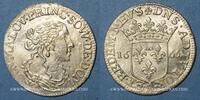 OTHER FEUDAL COINS Principauté de Dombes. Anne-Marie-Louise d'Orléans (1650-1693). 1/12 écu (luigino) -