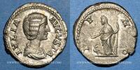 ROMAN EMPIRE Denier Julia Domna, épouse de Septime Sévère ( 217). . Rome, vers 196-211. R/: Junon -