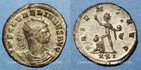 ROMAN EMPIRE Antoninien Aurélien (270-275). . Cyzique. 5e officine, R/: le Soleil -