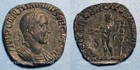 ROMAN EMPIRE Sesterce Trajan Dèce (249-251). . Rome, 249-251. R/: Génie -