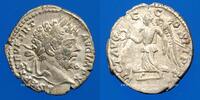 ROMAN EMPIRE Denier Septime Sévère (193-211). . Rome, 197-198. R/: Victoire -