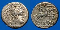ROMAN REPUBLIC Denier vers 125 République romaine. M. Porcius Laeca (ver... 91.03 £  +  8.19 £ shipping