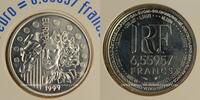FRENCH MODERN COINS 6,55957 francs 1999 5e république (1959- ).  'Europa... 23.41 £  +  8.19 £ shipping
