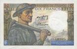 NOTES OF THE BANQUE DE FRANCE 10 francs 4.12.1947 Banque de France. Bill... 11.27 £  +  8.19 £ shipping