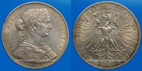 GERMANY before 1870 taler 1861 Francfort. Ville. Double Petits coups /li... 145.65 £  +  8.19 £ shipping