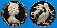 WORLD COINS (excl. EUROPE) 50 cents 1974 Iles Vierges. Elisabeth II (195... 7.80 £  +  8.19 £ shipping